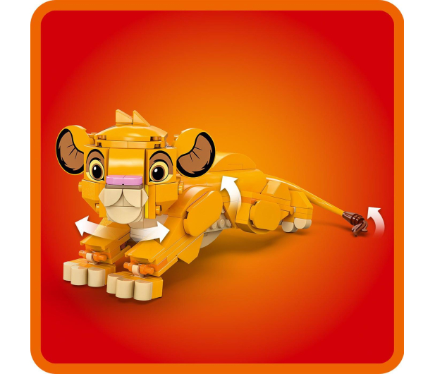 LEGO DISNEY CLASSIC 43243 Król Lew — lwiątko Simba - 1248790 - zdjęcie 9